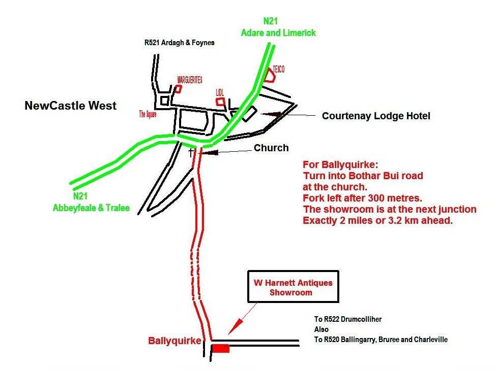 Map for Ballyquirke